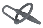Plug de penis din silicon Penisplug cu inel pentru gland 6,3 cm