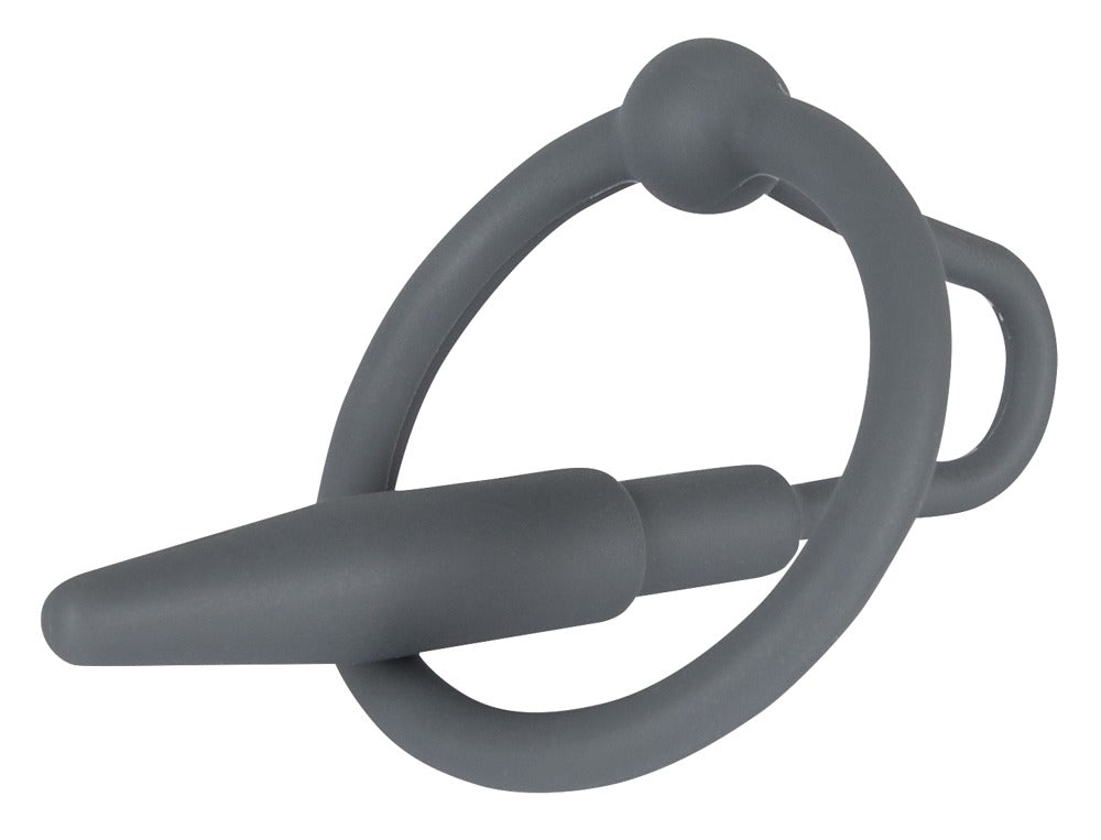 Plug de penis din silicon Penisplug cu inel pentru gland 6,3 cm