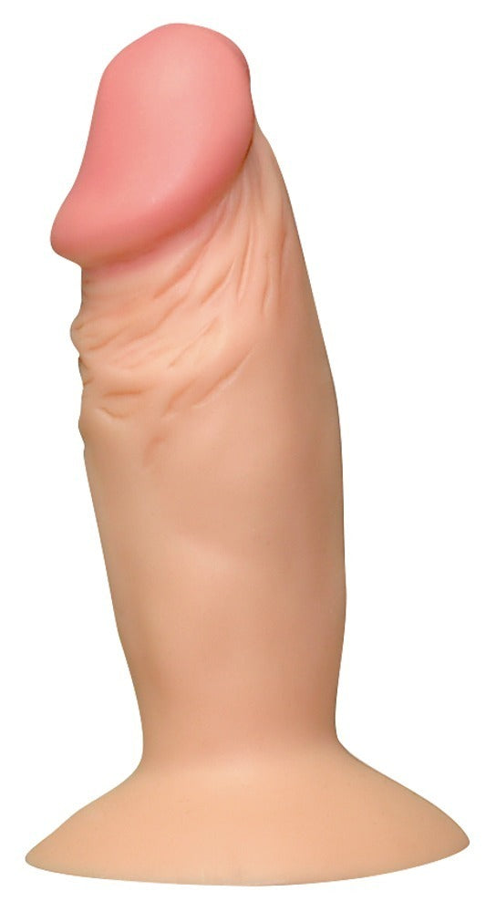 Dildo mic și gros din PVC cu ventuză You2Toys alb 11,5 cm