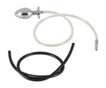 Plug de penis din oțel cu dop anal și tub 76 cm