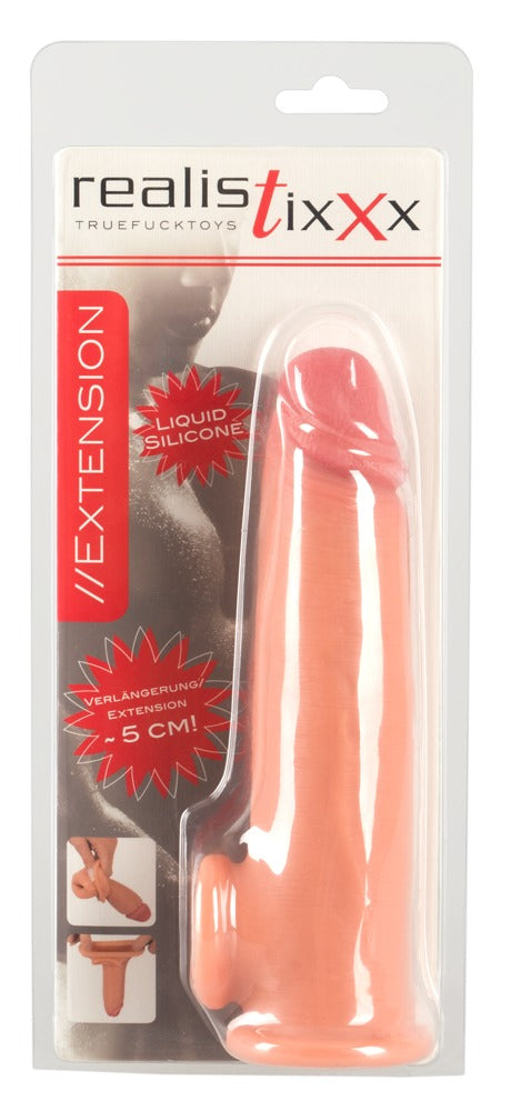 Extensor de penis Realistixxx din silicon 5 cm