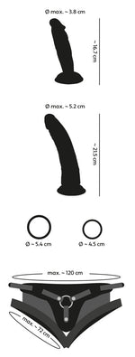 Set de penis cu două dildo-uri You2Toys