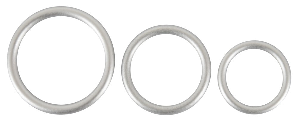 Inele pentru penis din silicon și metal You2Toys, 3 mărimi