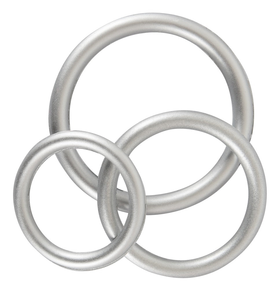 Inele pentru penis din silicon și metal You2Toys, 3 mărimi