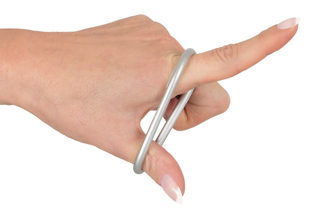 Inele pentru penis din silicon și metal You2Toys, 3 mărimi