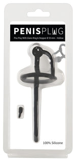 Plug de penis din silicon Penisplug cu dop 12,7 cm