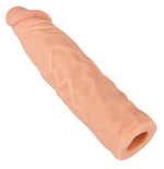 Extensor de penis Nature Skin Sensitive 20 cm cu extensie de 3 cm