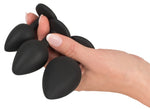 Set de duș anal Black Velvets cu trei dopuri