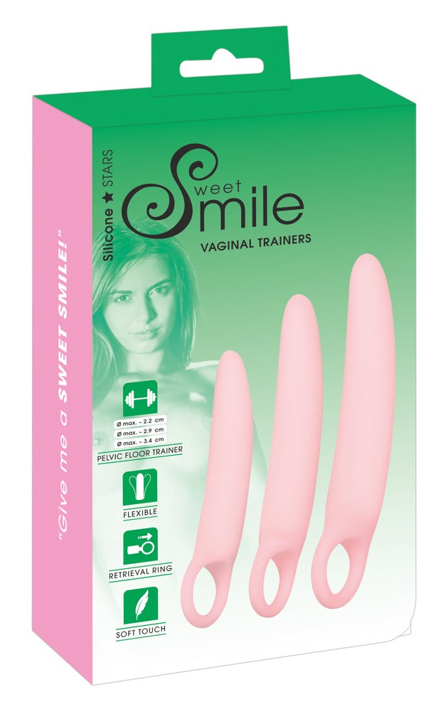 Set de 3 dildo-uri anale din silicon Sweet Smile