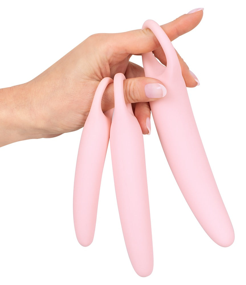 Set de 3 dildo-uri anale din silicon Sweet Smile
