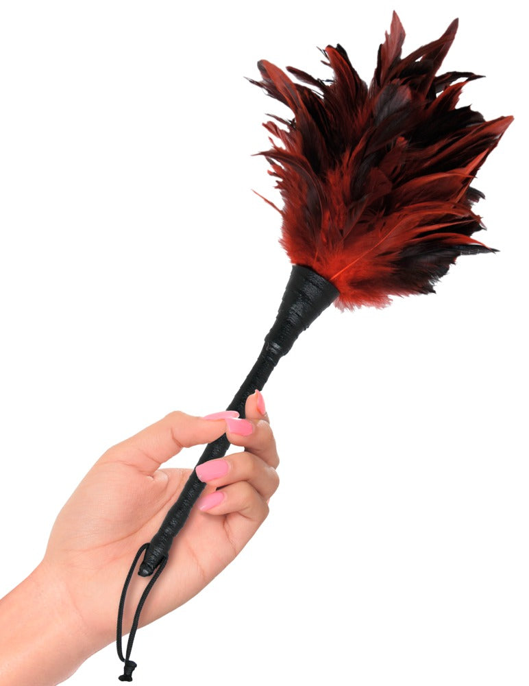 Jucărie Frisky Fetish Fantasy cu pene 36 cm