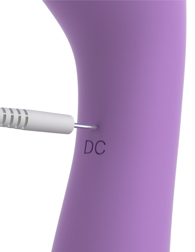 Vibrator masaj USB din silicon Fantasy For Her 19,5 cm