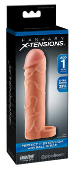 Inel extensibil pentru penis Fantasy X Tensions TPE 17,7 cm