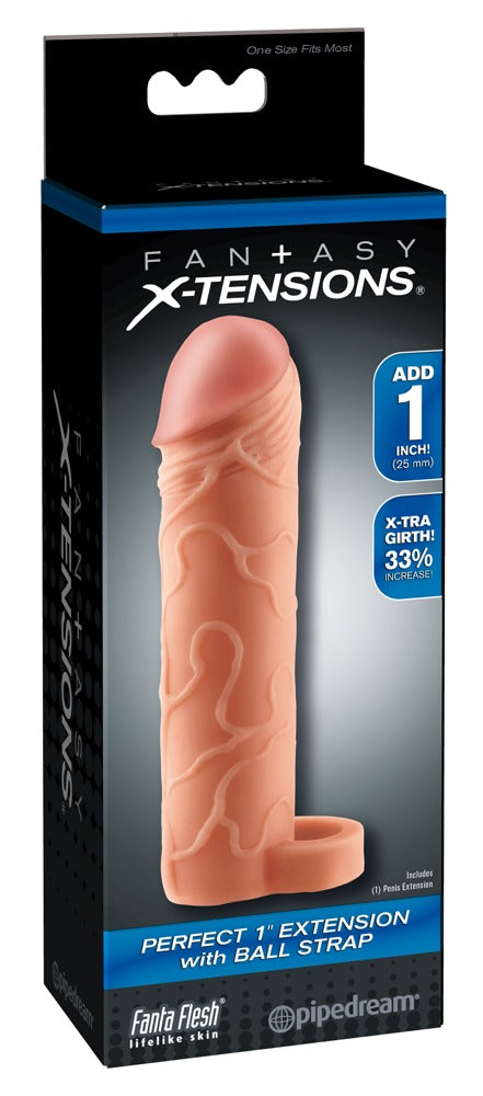 Inel extensibil pentru penis Fantasy X Tensions TPE 17,7 cm
