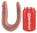 Dildo dublu mic King Cock, 30 cm, PVC