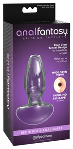 Plug anal din sticlă goală Anal Fantasy Elite 9,6 cm