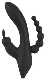 Vibrator triplu USB Sweet Smile Iepuraș 20,8 cm