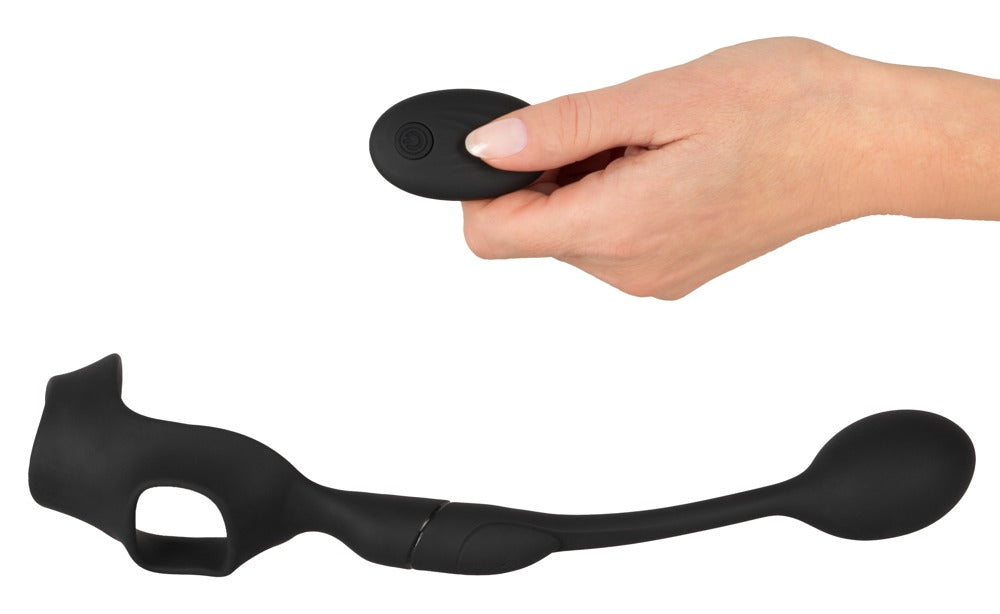 Inel vibrator anal Rebel cu telecomandă USB 33 cm