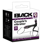 Inel vibrant USB din silicon Black Velvets 14 cm