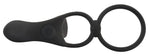 Inel vibrant USB din silicon Black Velvets 14 cm