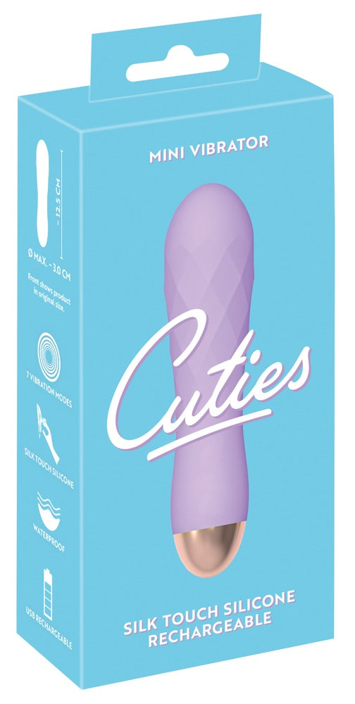 Vibrator Mini Silicon Cuties, Mov, USB, 12,5 cm