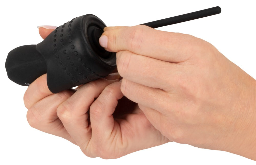 Masturbator Rebel Glans cu vibrații USB 14 cm