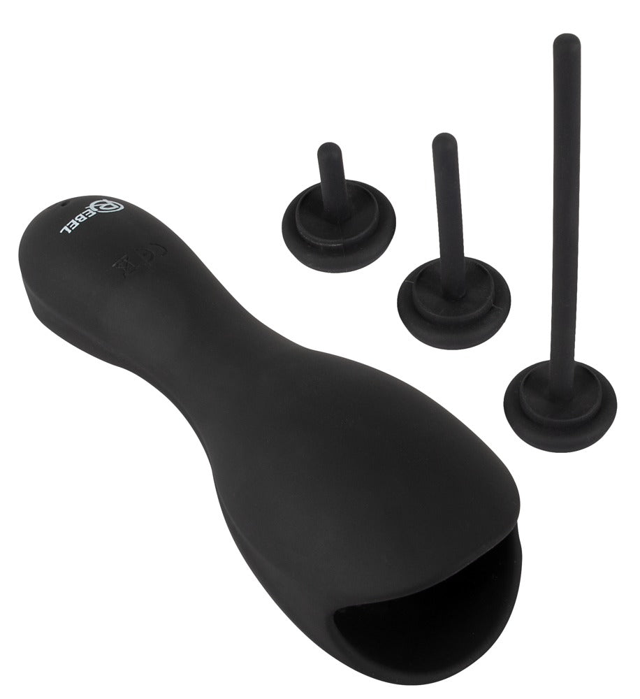 Masturbator Rebel Glans cu vibrații USB 14 cm