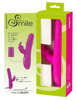 Vibrator USB cu aspect de iepuraș Thrusting Pearl Sweet Smile