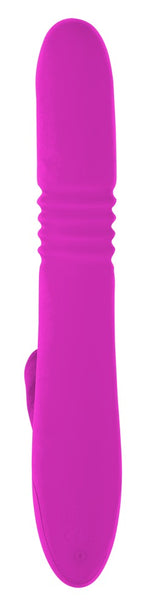 Vibrator USB cu aspect de iepuraș Thrusting Pearl Sweet Smile