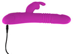 Vibrator USB cu aspect de iepuraș Thrusting Pearl Sweet Smile
