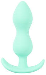 Plug anal mini din silicon Cuties verde 8 cm
