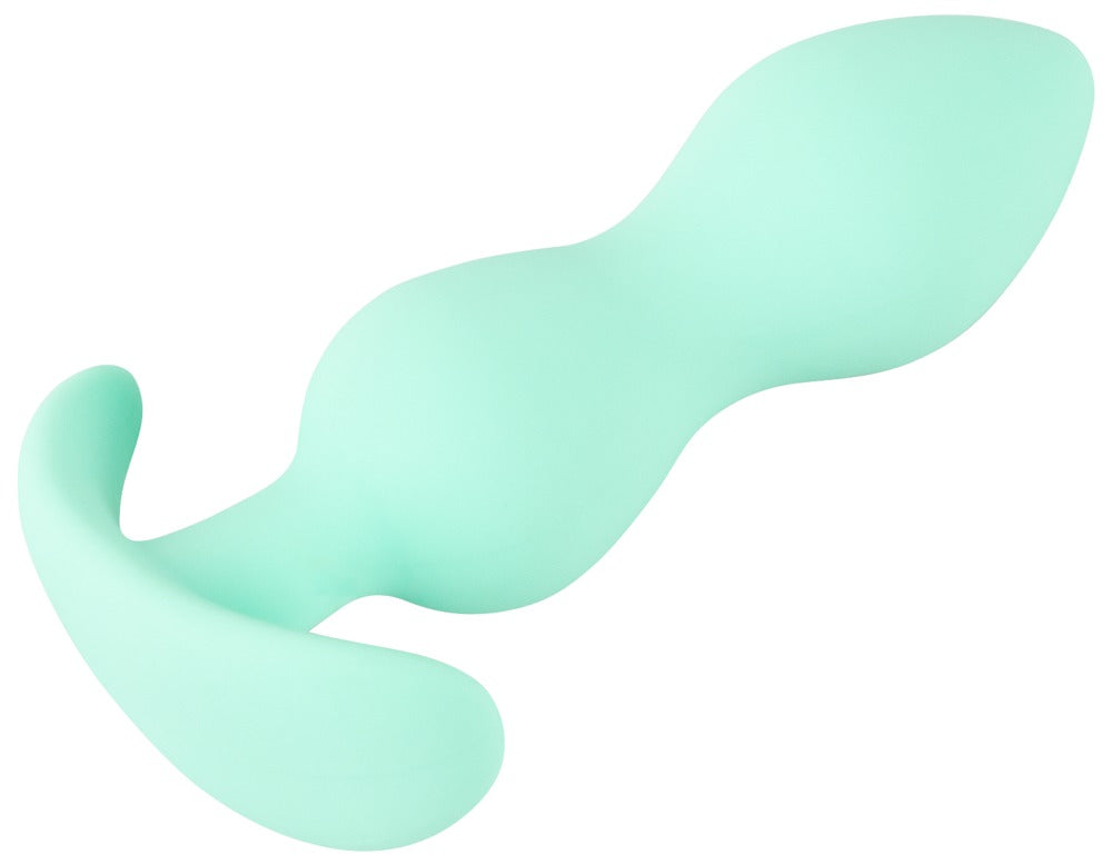 Plug anal mini din silicon Cuties verde 8 cm