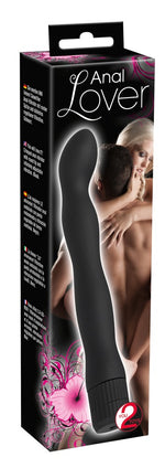 Vibrator anal You2Toys în formă de val, negru, 18 cm, cu baterii