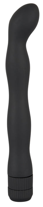 Vibrator anal You2Toys în formă de val, negru, 18 cm, cu baterii