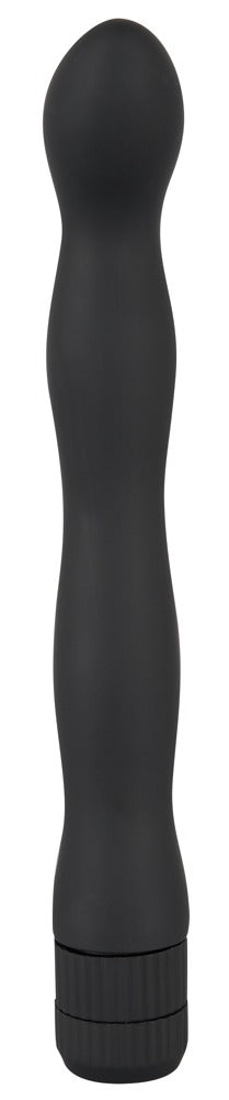 Vibrator anal You2Toys în formă de val, negru, 18 cm, cu baterii