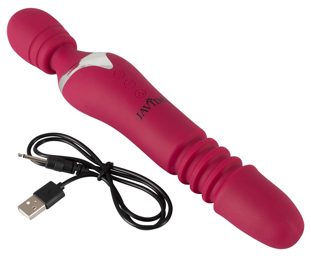 Vibrator Javida Warming Thrust 27cm USB