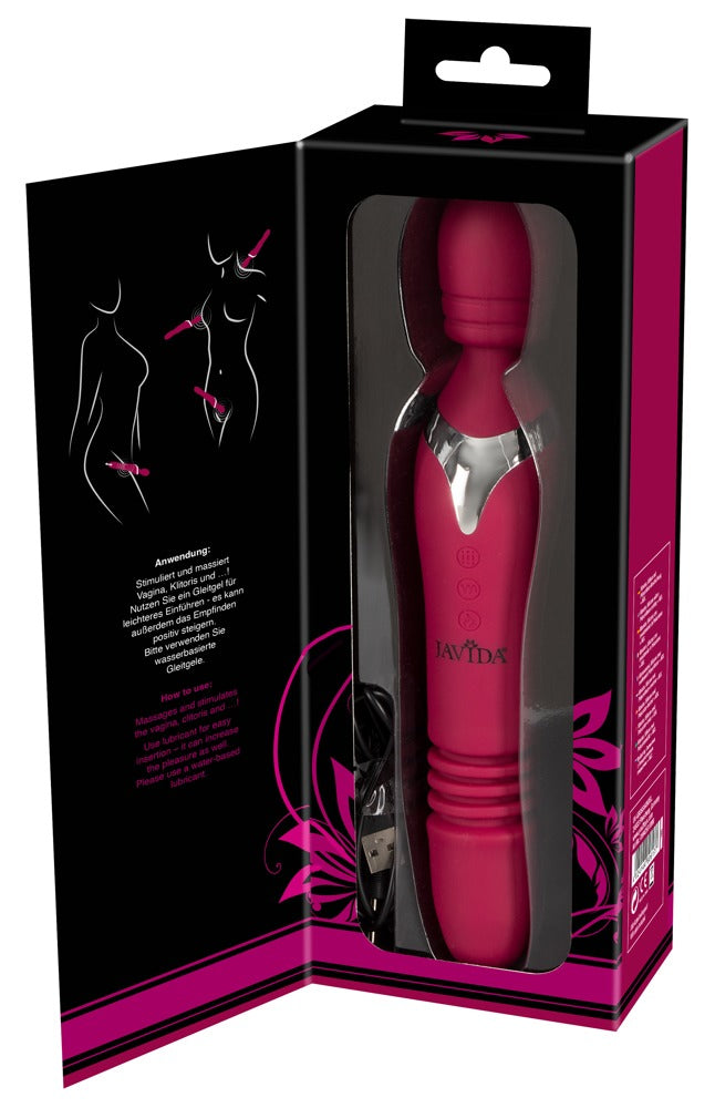Vibrator Javida Warming Thrust 27cm USB