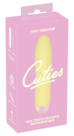 Vibrator Mini Cuties Galben USB 13 cm