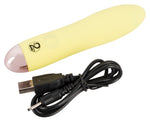 Vibrator Mini Cuties Galben USB 13 cm