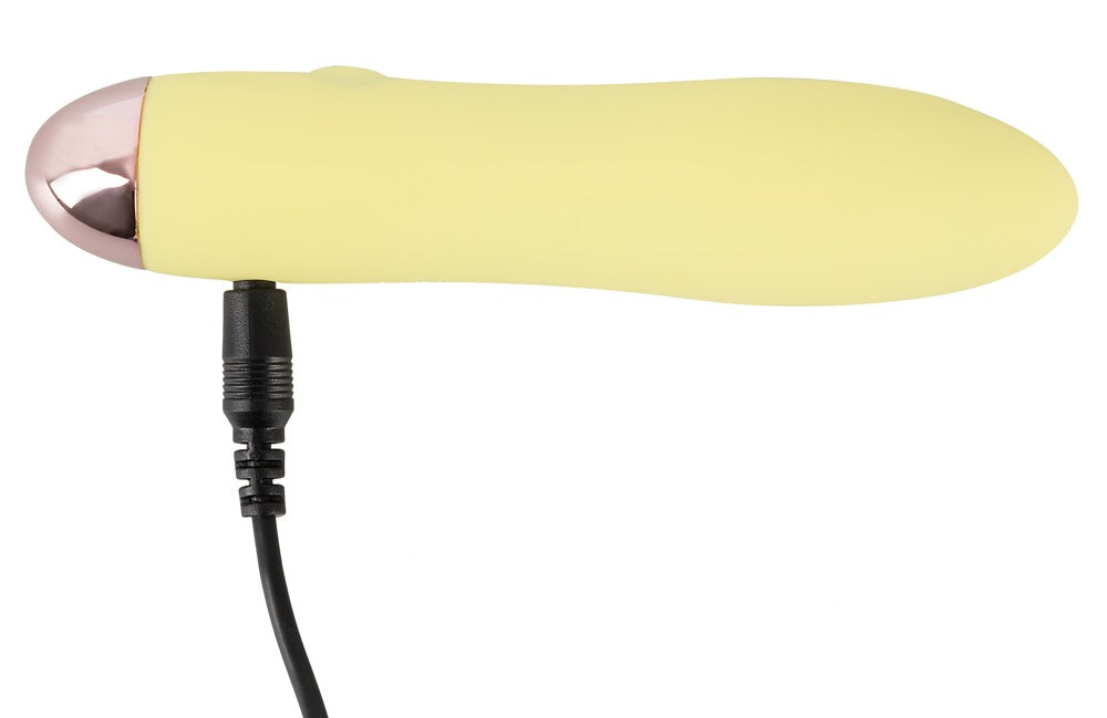 Vibrator Mini Cuties Galben USB 13 cm