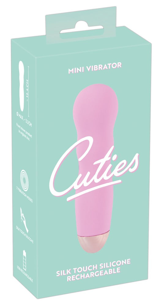 Vibrator Mini Cuties Roz Silicon USB 12 cm