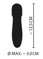 Mini vibrator din silicon Cuties verde USB 12,5 cm
