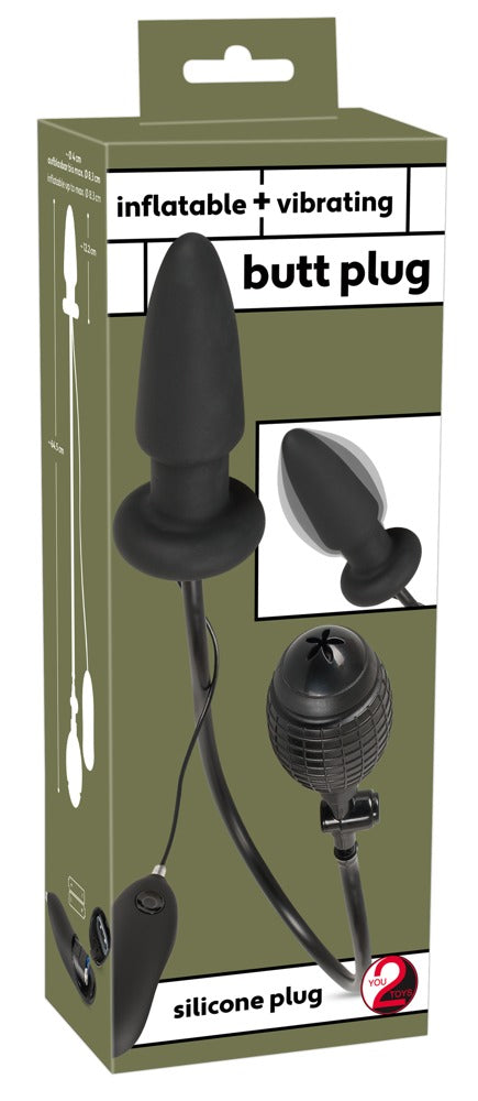 You2Toys Dop anal vibrant gonflabil cu 7 moduri, telecomandă