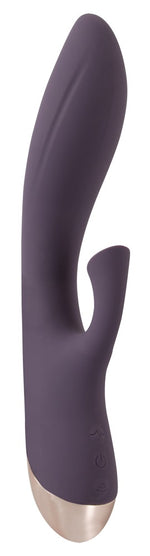Vibrator cu ventoză din silicon pentru punctul G, USB, 21 cm