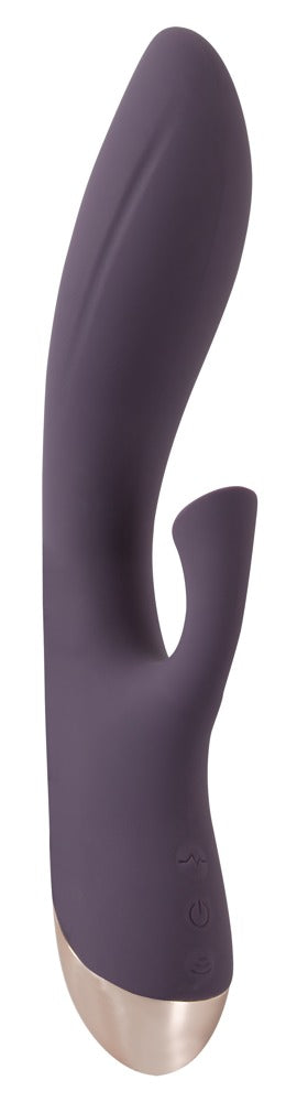 Vibrator cu ventoză din silicon pentru punctul G, USB, 21 cm