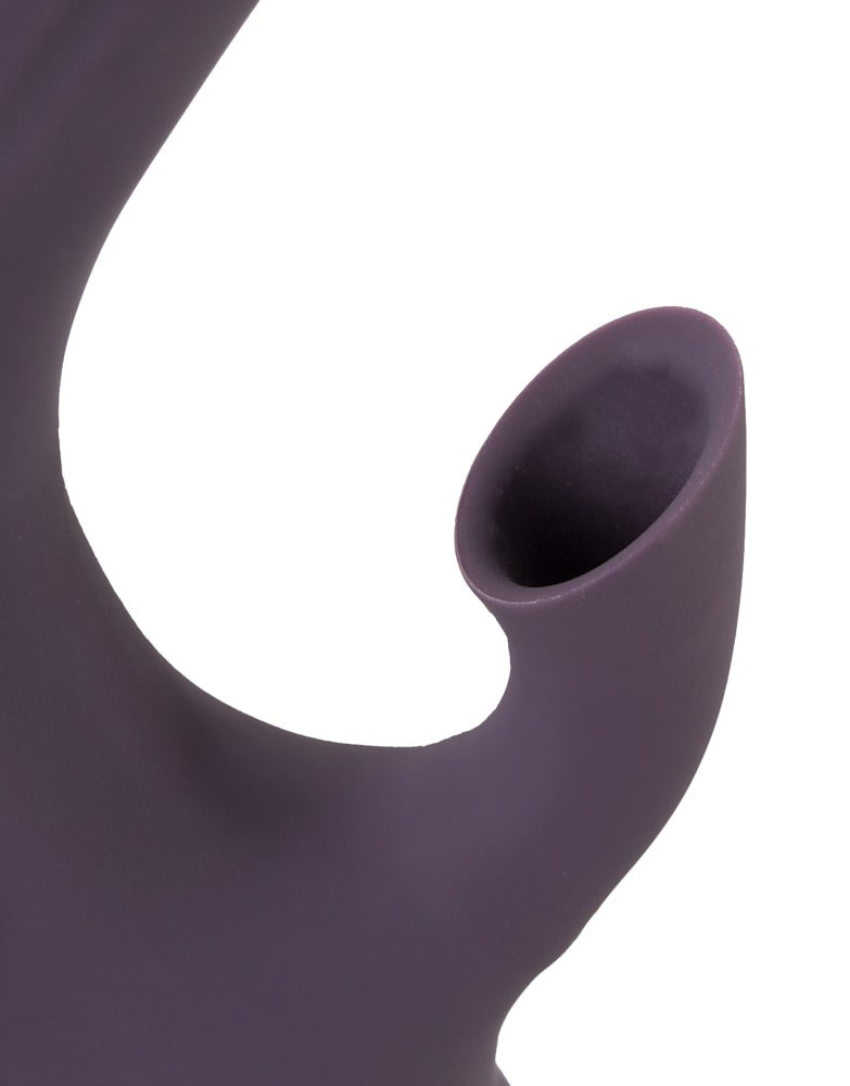 Vibrator cu ventoză din silicon pentru punctul G, USB, 21 cm