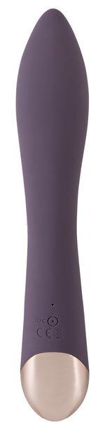 Vibrator cu ventoză din silicon pentru punctul G, USB, 21 cm