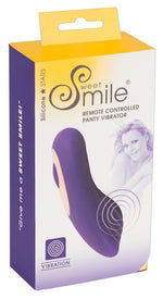 Vibrator Sweet Smile în chiloți cu telecomandă RC din silicon USB