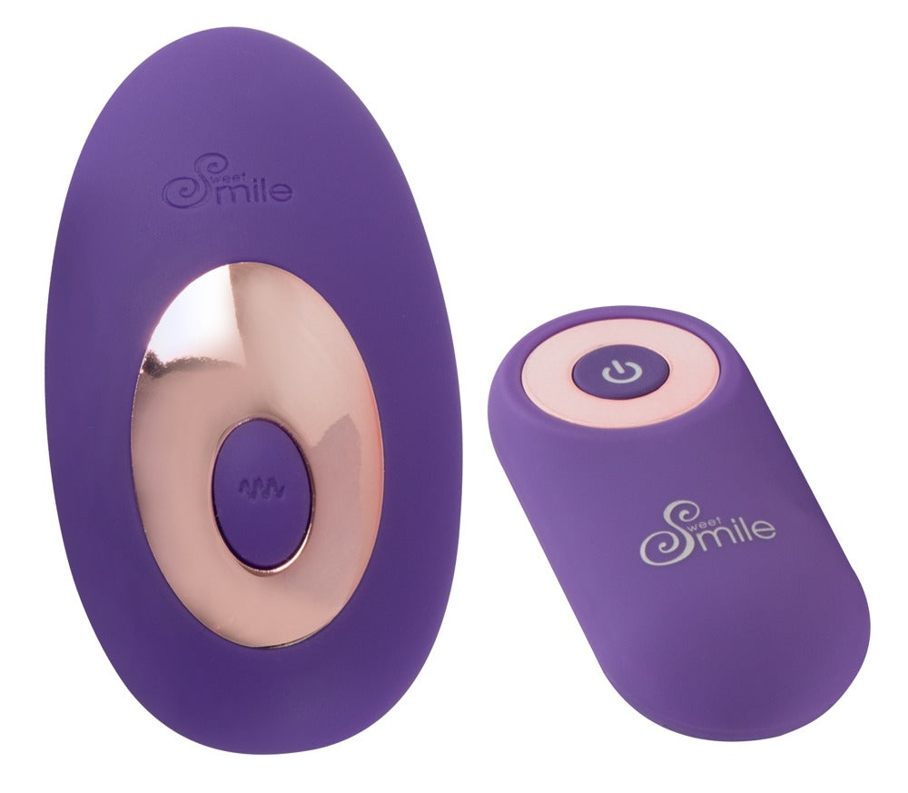 Vibrator Sweet Smile în chiloți cu telecomandă RC din silicon USB