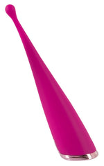 Vibrator USB cu punct din silicon Couples Choice 17,5 cm